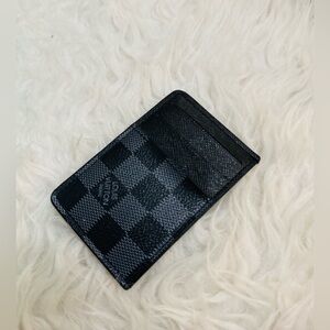 Louis Vuitton Graphite Checkered Card Holder